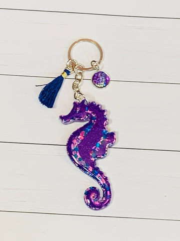 Seahorse Keychain