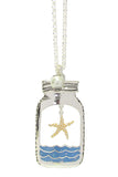 Starfish in a Bottle Necklace