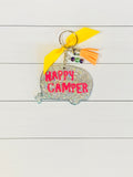 Happy Camper Keychain