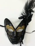 Black and Gold Mardi Gras Mask