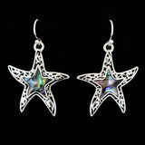 Abalone Starfish Earrings