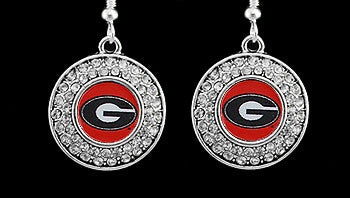 Georgia Bulldogs  Earrings