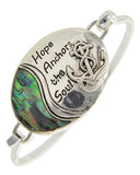 Abalone Hope Anchors the Soul Bracelet