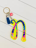 Cursive Letter Keychain