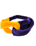 Yellow and Purple Headband