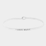 I Love Music Bracelet