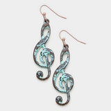 Treble Clef Earrings