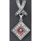 Georgia Bulldogs Scarf Pendant