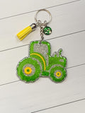 Tractor Keychain