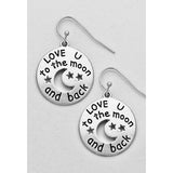 Love You To The Moon Earrings