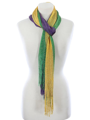 Mardi Gras Scarf