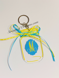 Monogram Mason Jar Keychain