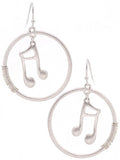 Music Note Earrings