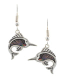 Abalone Fish Earrings