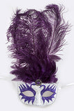 Purple Mardi Gras Mask