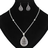 Houndstooth Necklace Set