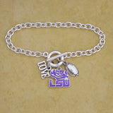 LSU Tigers Bracelet