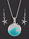 Sealife Wave Necklace Set