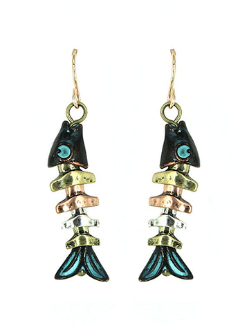 Fish Bone Earrings