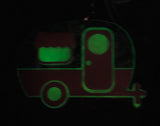 Glow in the Dark Camper Keychain