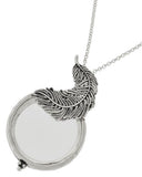Feather Magnifying Glass Necklace