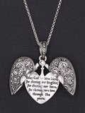 Mom’s Blessing Message Locket Necklace