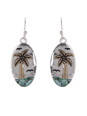 Palm Tree Earrings