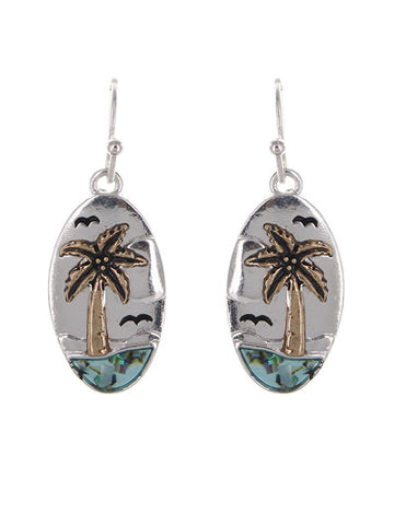 Palm Tree Earrings