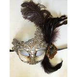 Antiqued Mardi Gras Mask