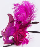Fuchsia Mardi Gras Mask