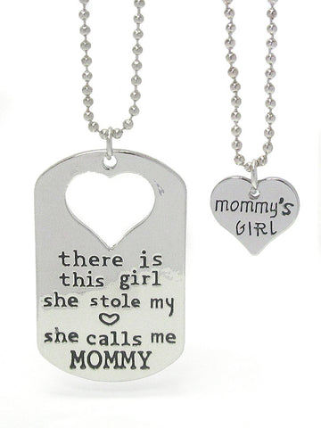 Mommy's Girl Necklace Set