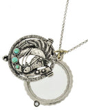 Horse Magnifying Glass Necklace