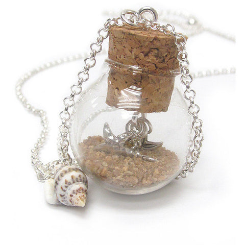 Beach in a Bottle Necklace