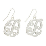 Initial Earrings