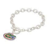 Florida Gators Logo Charm Bracelet