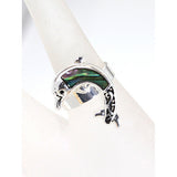Abalone Dolphin Ring