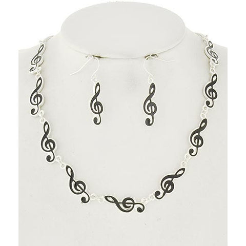 Music Themed Necklace Set