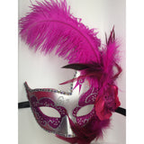 Pink and Silver Mask
