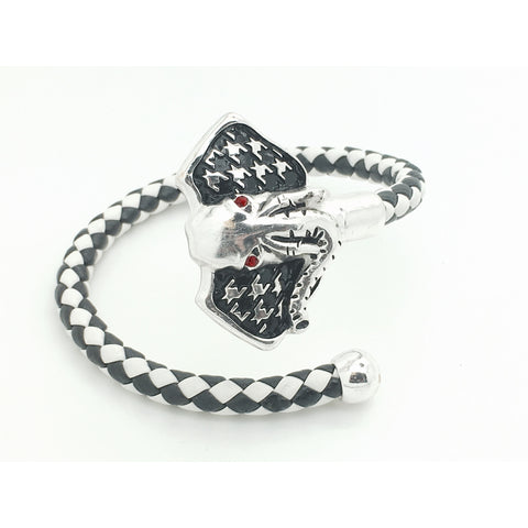 Houndstooth Elephant Bracelet