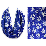 Paw Print Infinity Scarf