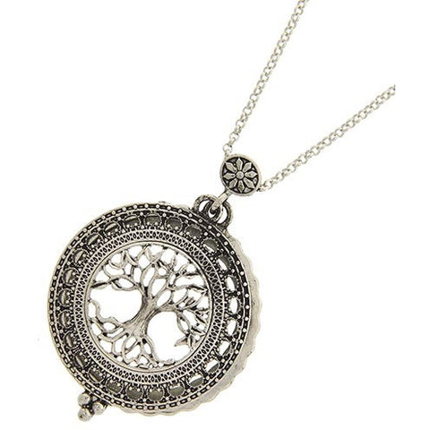 Creative Tree Of Life Magnifying Glass Necklace Women's - Temu