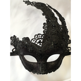 Black Lace Mardi Gras Mask