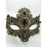 Black and Gold Mardi Gras Mask