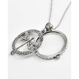 Dragonfly Magnifying Glass Necklace