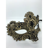 Black and Gold Mardi Gras Mask