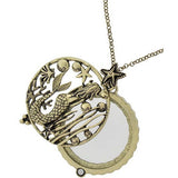 Mermaid Magnifying Glass Necklace