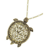 Turtle Magnifying Glass Necklace