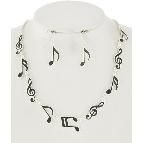 Music Themed Necklace Set