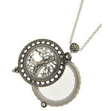Tree of Life Magnifying Glass Necklace